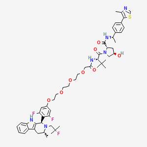 molecular formula C53H67F3N6O8S B10821861 PROTAC ER Degrader-4 