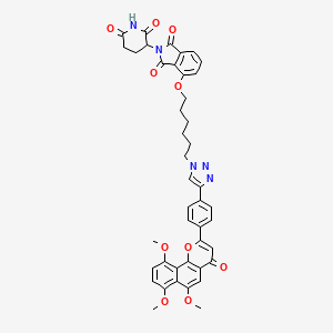 molecular formula C43H39N5O10 B10821904 PROTAC CYP1B1 degrader-1 