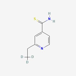 molecular formula C8H10N2S B10821939 Ethionamide-d3 