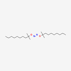 molecular formula C22H46N2O2 B10822015 (E)-bis(2-methyldecan-2-yloxy)diazene 