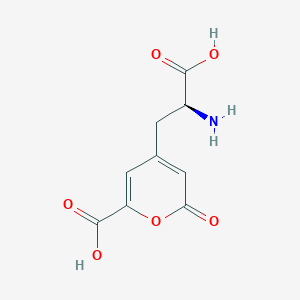 molecular formula C9H9NO6 B108221 Stizolobic acid CAS No. 15911-87-2