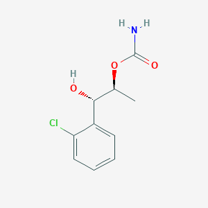 [(1S,2S)-1-(2-chlorophenyl)-1-hydroxypropan-2-yl] carbamate