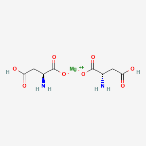 molecular formula C8H12MgN2O8 B10822338 Magnesium dihydrogen di-L-aspartate CAS No. 72231-13-1