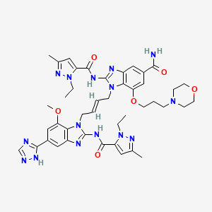 molecular formula C43H51N15O6 B10822454 STING agonist-31 