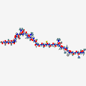 molecular formula C158H264N48O51S3 B10822481 Cenderitide CAS No. 507289-11-4