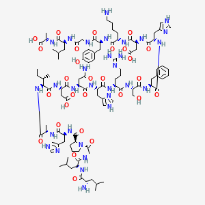 molecular formula C102H153N31O28 B10822536 Galanin(10-29) (pig) 