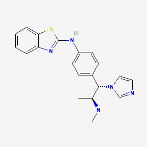 molecular formula C21H23N5S B10822542 Nil6pst6V7 CAS No. 201410-54-0