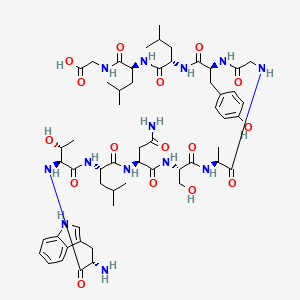 molecular formula C56H83N13O16 B10822576 Galanin(2-11) 