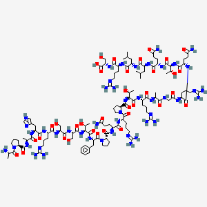 molecular formula C119H199N45O35 B10822591 Alarin 