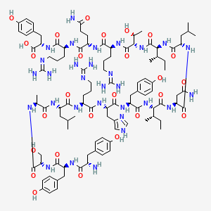 molecular formula C103H156N30O26 B10822647 NPY-(20-36) (pig) 