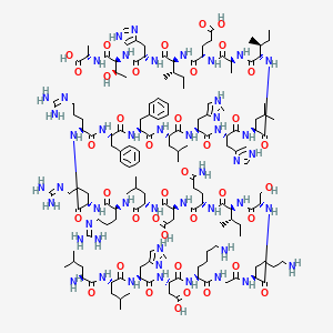 molecular formula C153H246N48O38 B10822651 PTHrP-(7-34) (human, rat, mouse) 