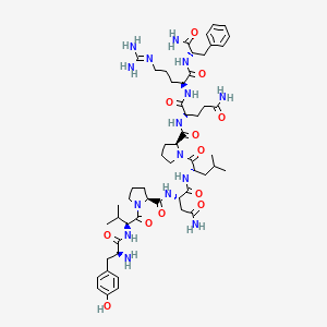 molecular formula C54H81N15O12 B10822654 Y-Rfrp-3 