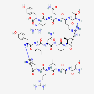 molecular formula C85H138N28O22 B10822660 NPY-(22-36) (pig) 