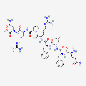 molecular formula C50H76N16O11 B10822662 Neuromedin U-8 