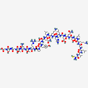 molecular formula C113H188N34O36S B10822725 CT-(8-32) (salmon) 