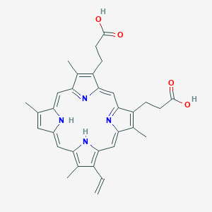 molecular formula C32H32N4O4 B108228 Pemptoporphyrin CAS No. 17468-11-0