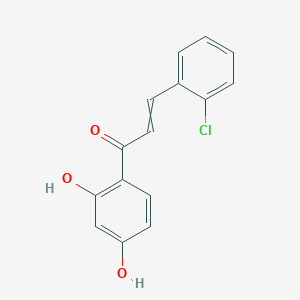 3-(2-Chlorophenyl)-1-(2,4-dihydroxyphenyl)prop-2-en-1-one