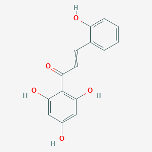 3-(2-Hydroxyphenyl)-1-(2,4,6-trihydroxyphenyl)prop-2-en-1-one