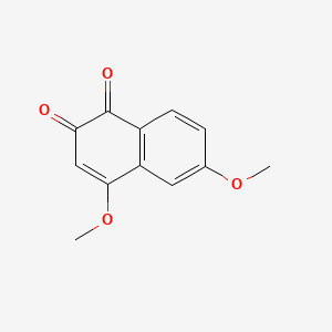 molecular formula C12H10O4 B10822930 4,6-Dimethoxy-1,2-naphthalenedione 