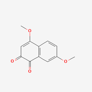 molecular formula C12H10O4 B10822937 4,7-Dimethoxynaphthalene-1,2-dione CAS No. 32358-81-9