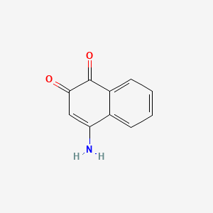 molecular formula C10H7NO2 B10822949 4-Amino-1,2-naphthoquinone CAS No. 93484-98-1