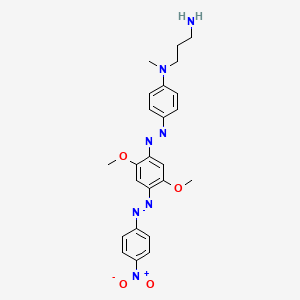 molecular formula C24H27N7O4 B10823003 BHQ-2 amine 