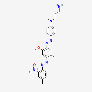 molecular formula C25H29N7O3 B10823004 BHQ-1 amine 