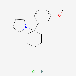 molecular formula C17H26ClNO B10823119 3-methoxy Rolicyclidine (hydrochloride) CAS No. 1622348-66-6