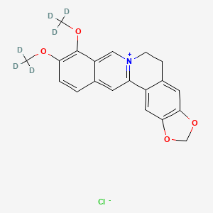 molecular formula C20H18ClNO4 B10823139 Berberine Hydrochloride-d6 