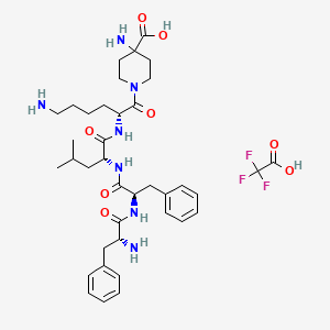 molecular formula C38H54F3N7O8 B10823153 Difelikefalin (trifluoroacetate salt) 