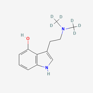 molecular formula C12H16N2O B10823178 Psilocin-d6 