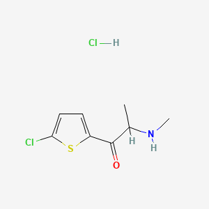 molecular formula C8H11Cl2NOS B10823187 5-chloro-2-Thiothinone (hydrochloride) 