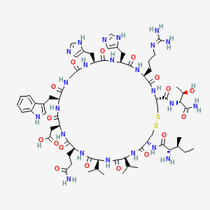 molecular formula C66H99N23O17S2 B10823240 Compstatin (trifluoroacetate salt) 