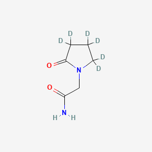 molecular formula C6H10N2O2 B10823323 Piracetam-d6 