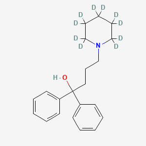 molecular formula C21H27NO B10823388 Diphenidol-d10 