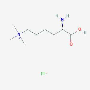 molecular formula C9H21ClN2O2 B10823391 [(5S)-5-amino-5-carboxypentyl]-trimethylazanium;chloride 