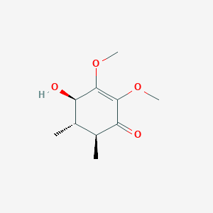 (4R,5S,6S)-4-hydroxy-2,3-dimethoxy-5,6-dimethylcyclohex-2-en-1-one