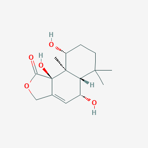 molecular formula C15H22O5 B10823462 Nanangenine A 