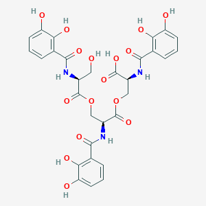 molecular formula C30H29N3O16 B10823476 apo-Enterobactin 