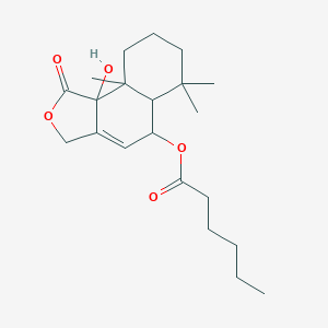 molecular formula C21H32O5 B10823498 Nanangenine C 