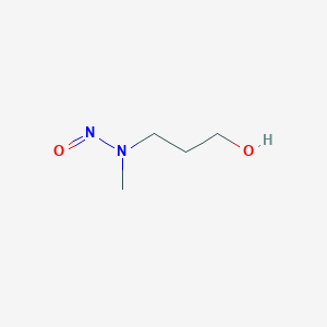 molecular formula C4H10N2O2 B108235 3-(甲基亚硝基氨基)-1-丙醇 CAS No. 70415-59-7