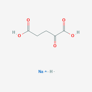 molecular formula C5H7NaO5 B10823554 Sodium;hydride;2-oxopentanedioic acid 