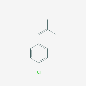 molecular formula C10H11Cl B108236 Styrene, 4-chloro-beta,beta-dimethyl- CAS No. 19366-15-5