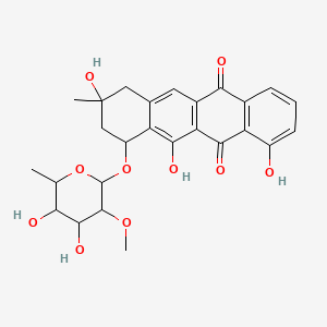 molecular formula C26H28O10 B10823612 Aranciamycin A 