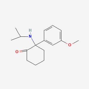 molecular formula C16H23NO2 B10823628 Methoxisopropamine 