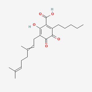 molecular formula C22H30O5 B10823662 Cbgaq 