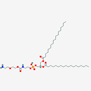 [3-[2-[2-(2-Aminoethoxy)ethoxycarbonylamino]ethoxy-hydroxyphosphoryl]oxy-2-octadecanoyloxypropyl] octadecanoate