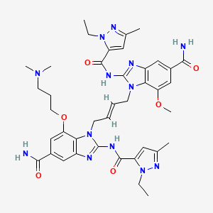 molecular formula C40H49N13O6 B10823758 diABZI-4 