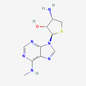 molecular formula C10H14N6OS B10823793 hA3AR agonist 1 