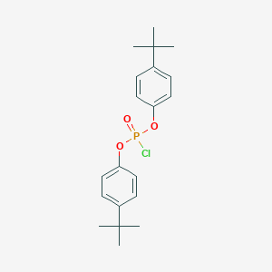 molecular formula C20H26ClO3P B108238 Phosphorochloridic acid, bis[4-(1,1-dimethylethyl)phenyl] ester CAS No. 38135-31-8